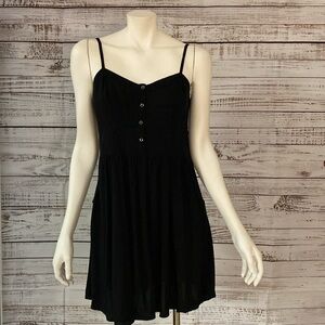 Express black spaghetti strap a-line sundress size medium